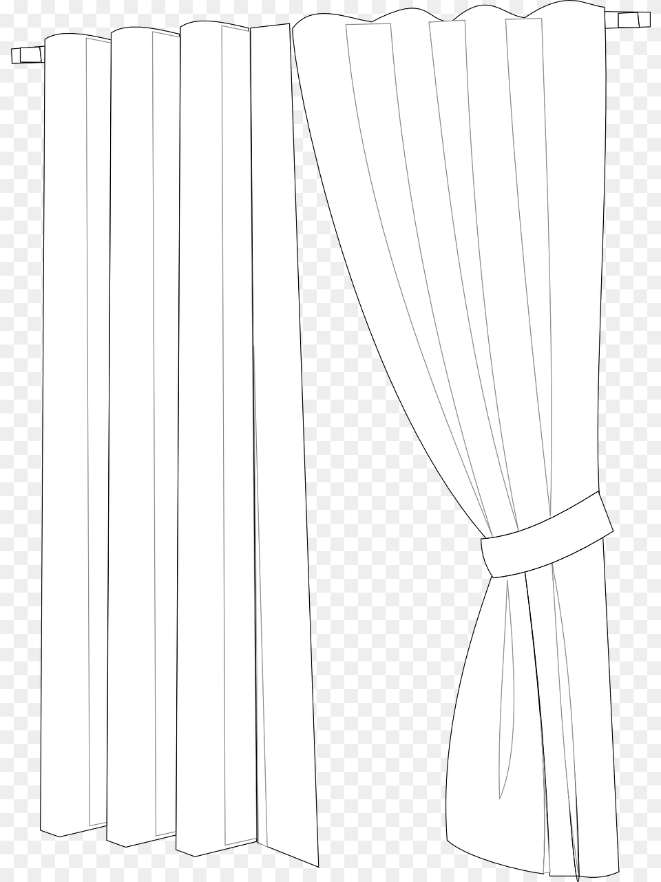 Colouring Picture Of A Curtain, Blade, Dagger, Knife, Weapon Png