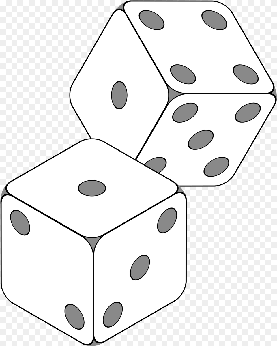 Colouring Picture Of Dice, Game Free Png Download