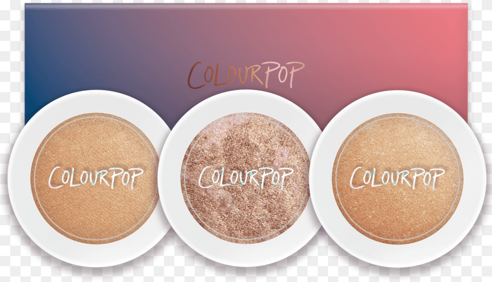 Colourpop Highlighter Trio Cannoli, Face, Head, Person, Cosmetics Free Png