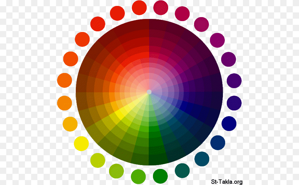 Colours Chart Clipart Colour Wheel Dark To Light, Lighting, Pattern, Art, Graphics Png
