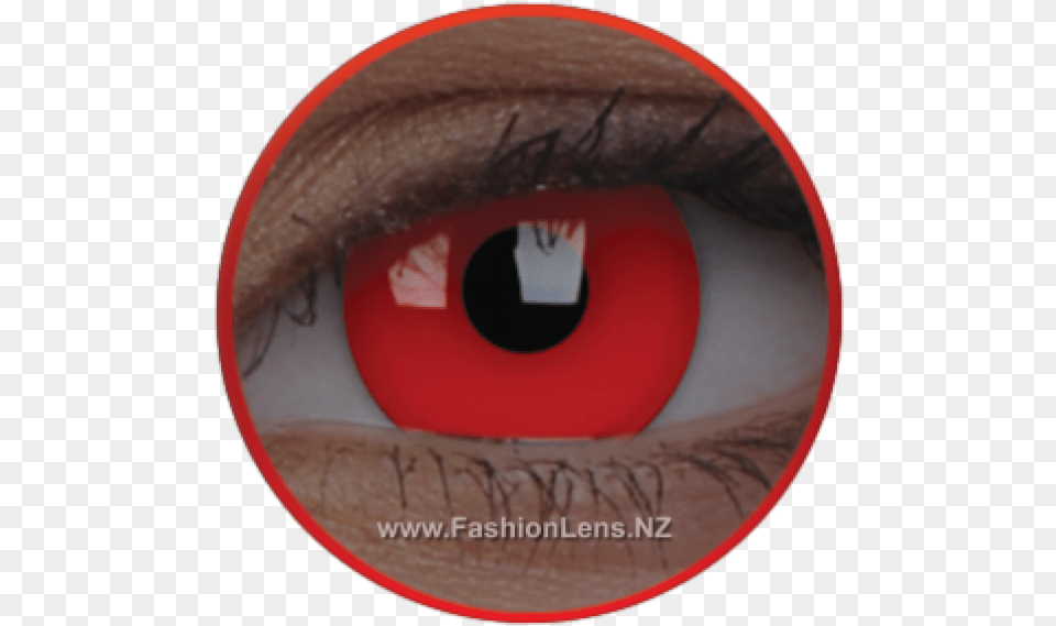 Colourvue Crazy Contact Lens Glow In Dark Red Lens Contact Lenses, Contact Lens, Disk Free Png Download