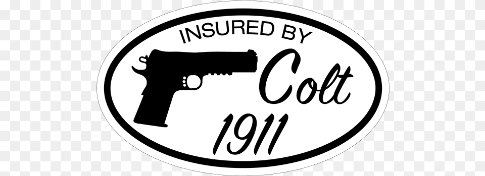 Colt 1911 Sticker, Firearm, Gun, Handgun, Weapon Free Transparent Png