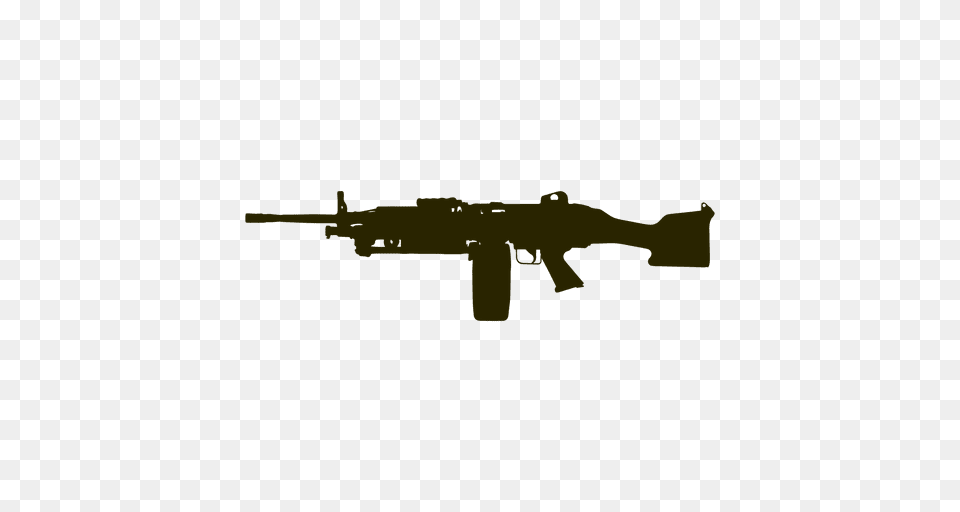 Colt Semi Auto Rifle Silhouette, Firearm, Gun, Machine Gun, Weapon Free Png