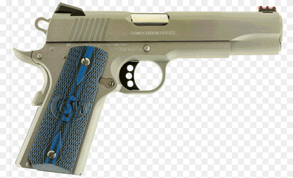 Colt Super Colt 1911 Competition, Firearm, Gun, Handgun, Weapon Free Png