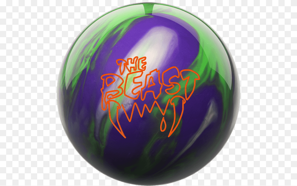Columbia 300 Beast Purple Lime Silver Bowling Ball Columbia 300 Beast Bowling Balls, Bowling Ball, Leisure Activities, Sport, Sphere Png Image