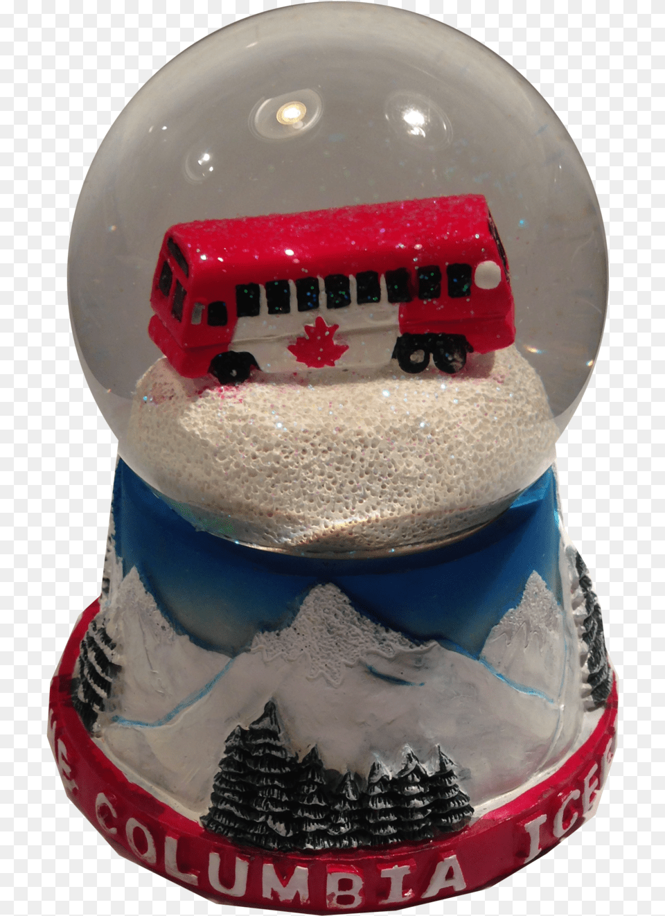 Columbia Icefield Snowglobe, Birthday Cake, Cake, Cream, Dessert Png Image
