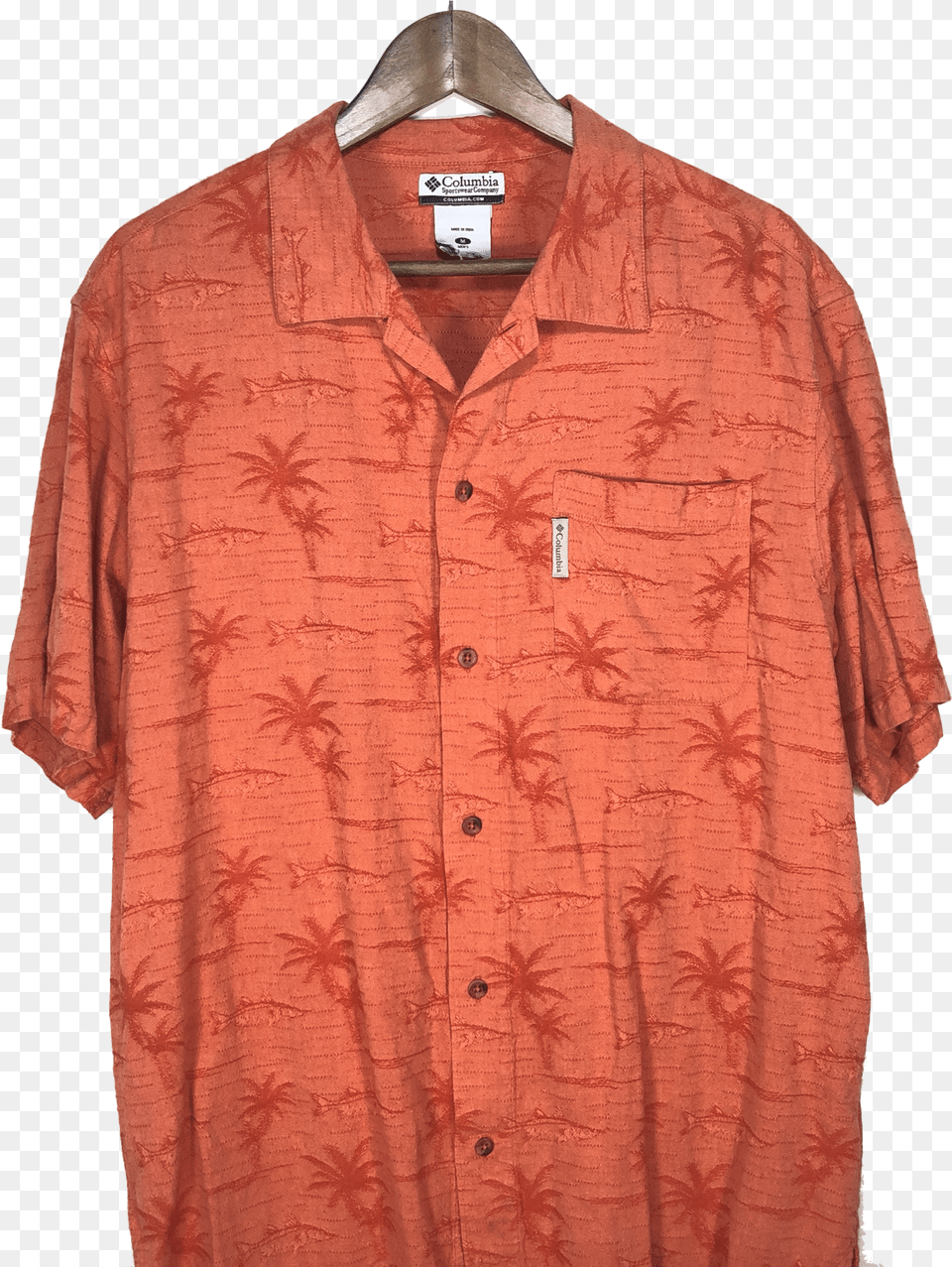 Columbia Snook Fish Palm Tree Hawaiian Shirt Active Shirt Png Image