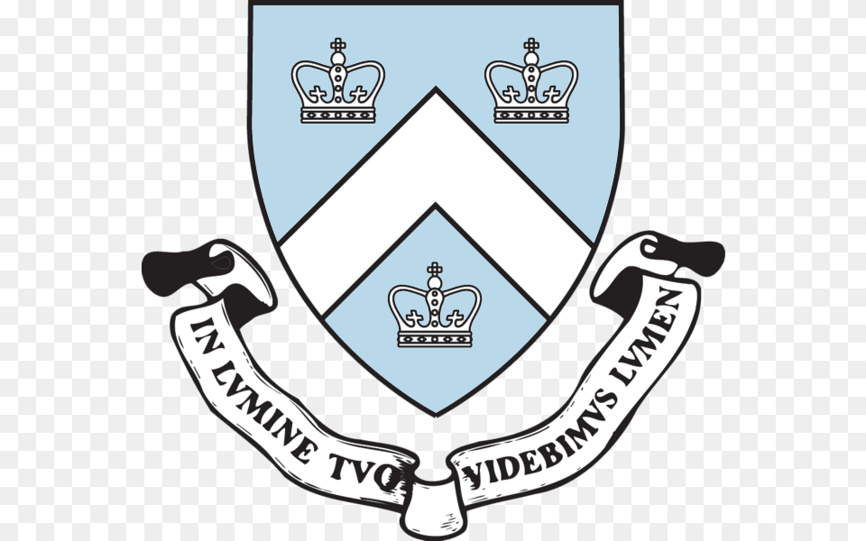Columbia University Coat Of Arms Columbia University Logo, Badge, Symbol, Emblem, Smoke Pipe Free Png