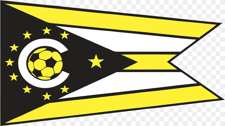 Columbus Crew State Of Ohio Flag, Ball, Football, Soccer, Soccer Ball Free Png