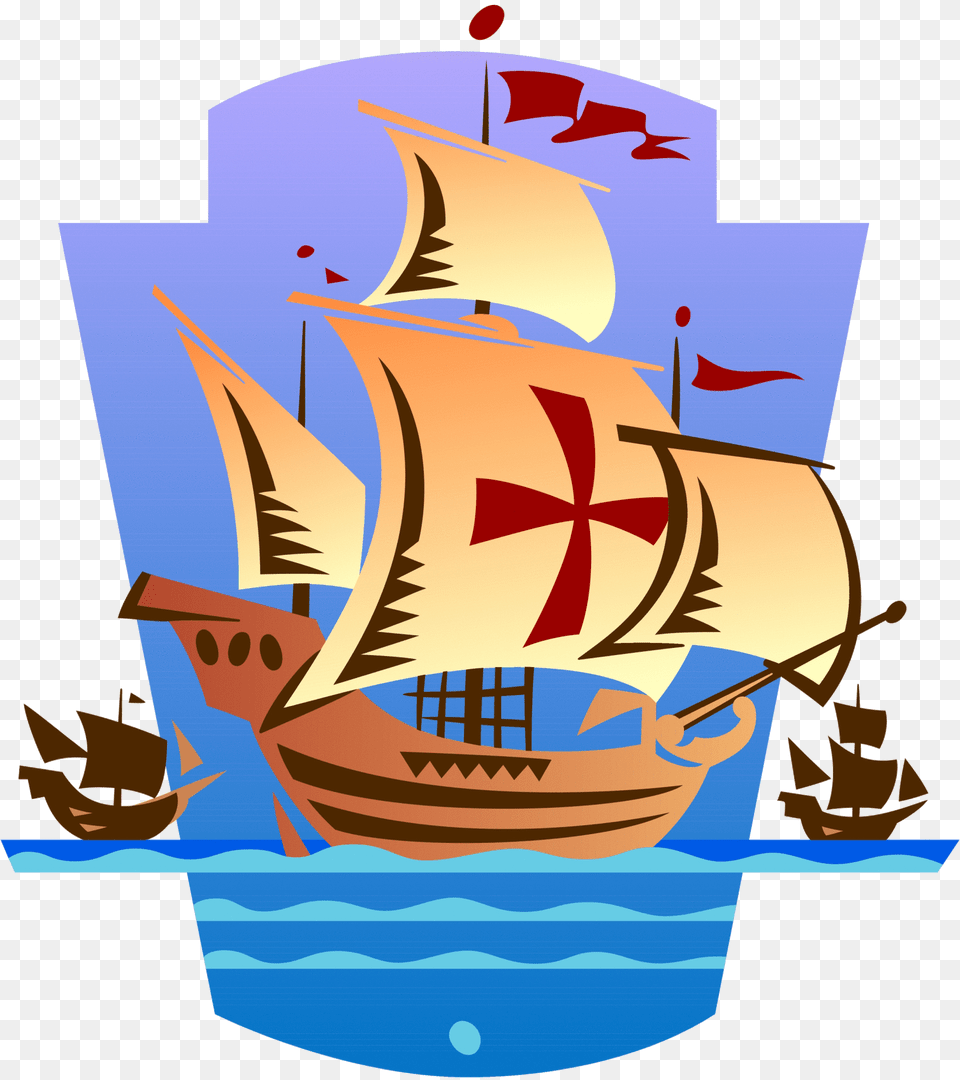 Columbus Day Image Office Closed For Columbus Day, Boat, Sailboat, Transportation, Vehicle Png