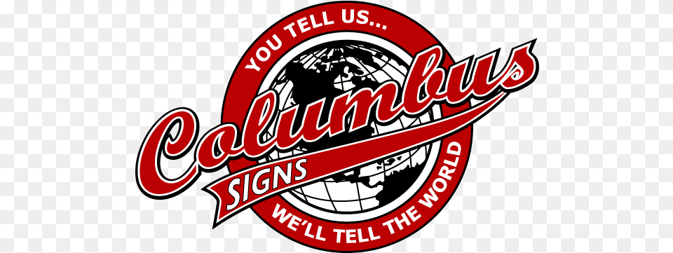 Columbus Signs Emblem, Logo, Dynamite, Weapon Png