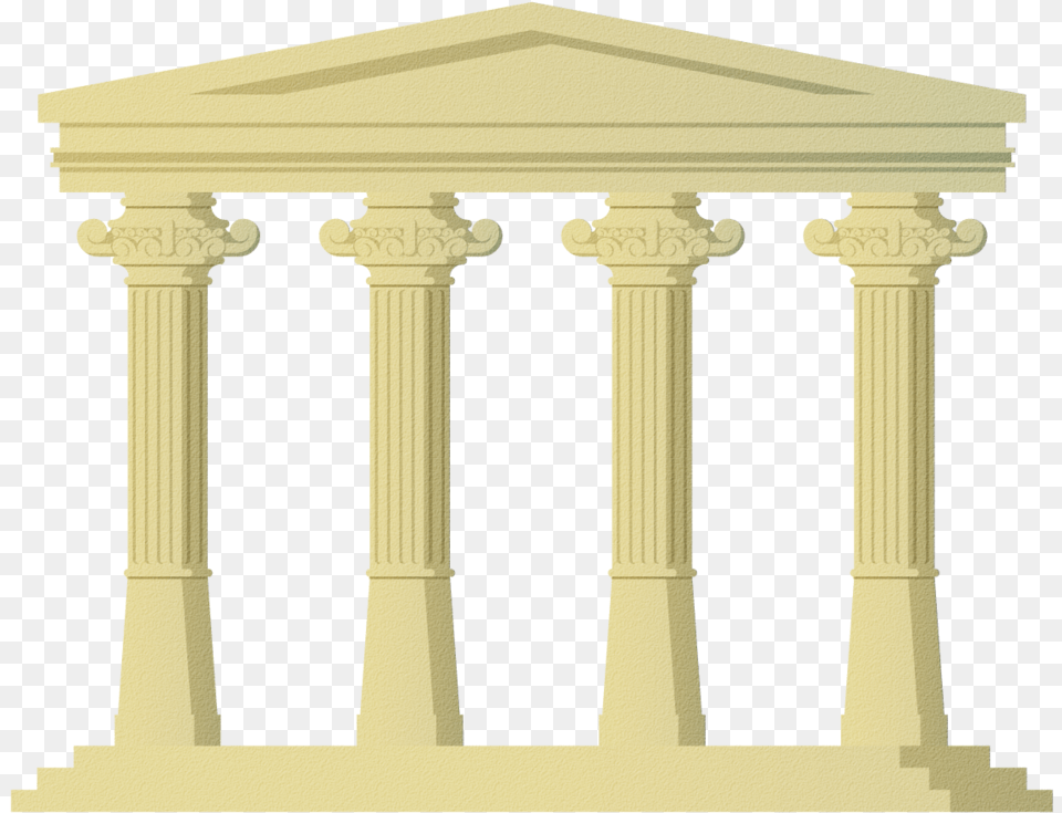 Column Clipart Pillar Pillars, Architecture, Building, Parthenon, Person Free Png