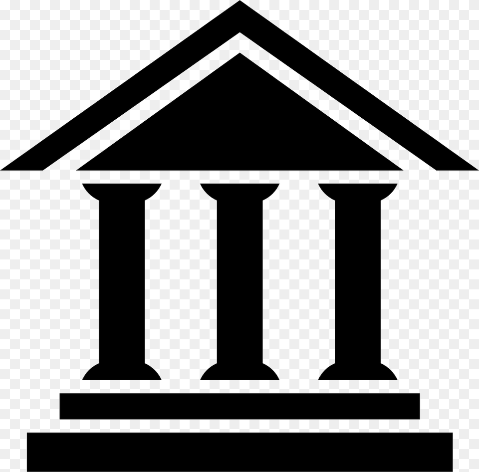 Column Clipart Svg Picture Freeuse Library Icon Greek Temple, Outdoors Png