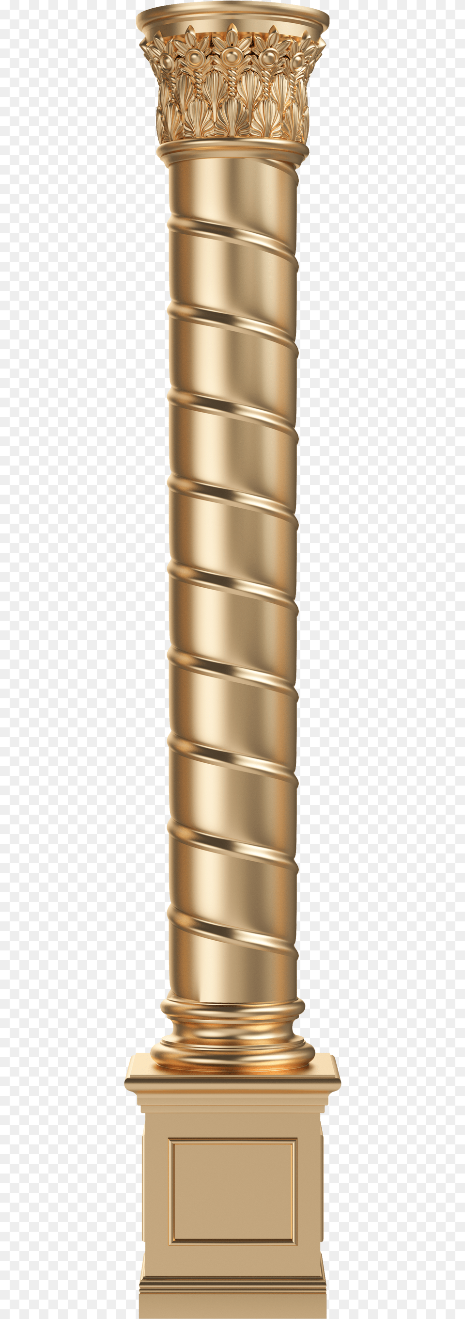 Column Gold European Columns Transprent Free Pillar, Architecture Png Image