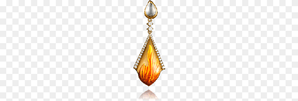 Column Of Enamel Channels Flame As White Diamond Earrings Earring, Accessories, Jewelry, Gemstone, Chandelier Free Transparent Png