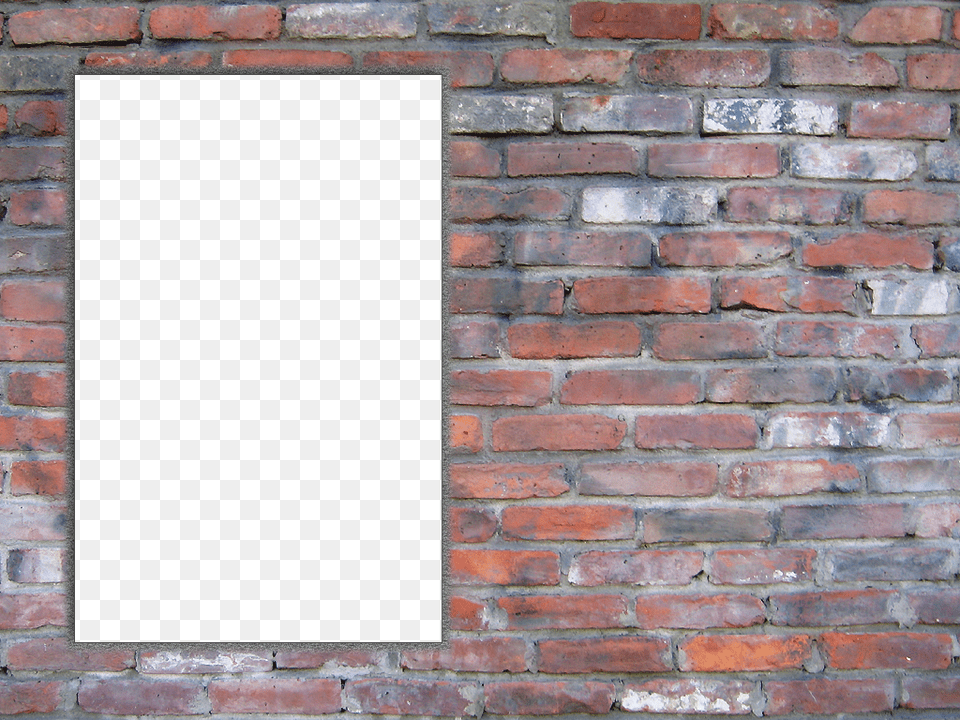 Column Right Wall With Transparent Window Transparent Background, Architecture, Brick, Building Free Png