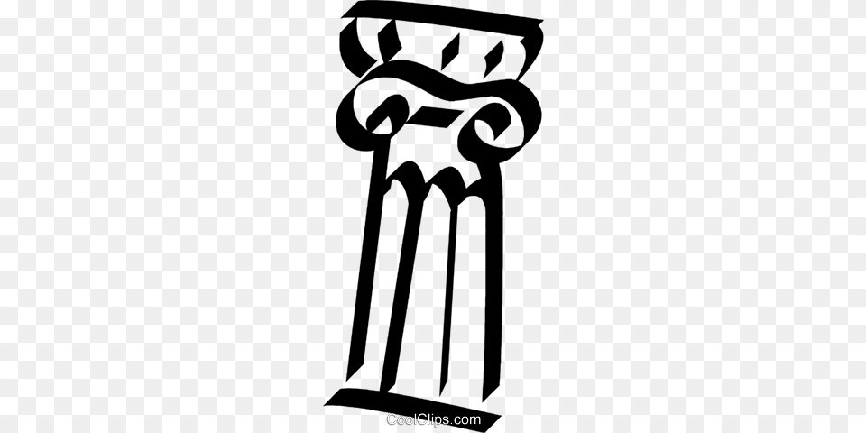 Column Royalty Vector Clip Art Illustration, Architecture, Pillar, Person Png Image