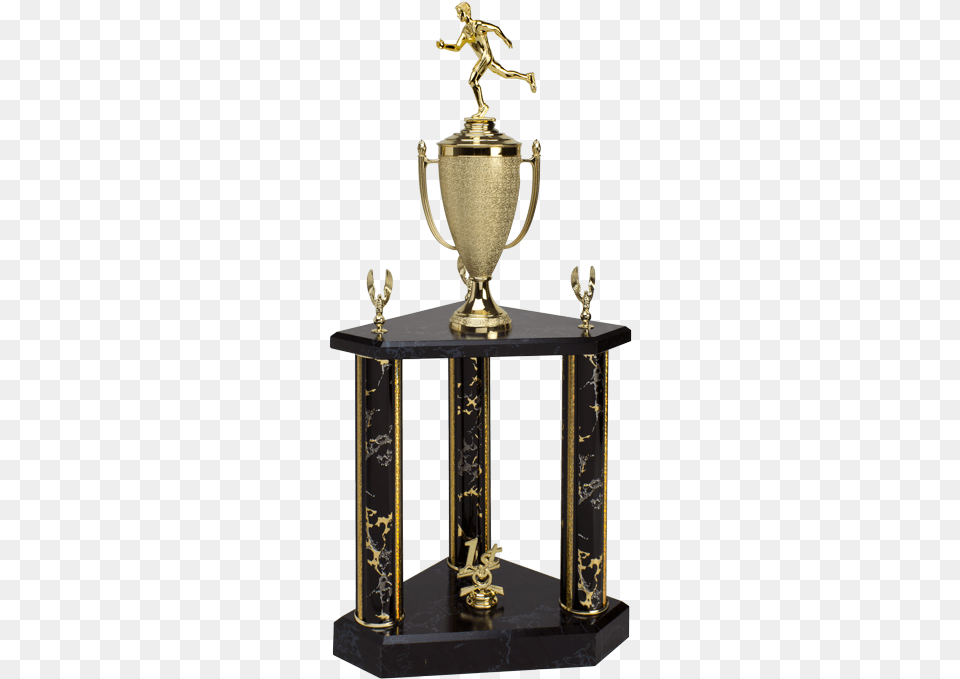 Column Trophy For Track Amp Field Events Track And Field Trophy, Person Free Png Download