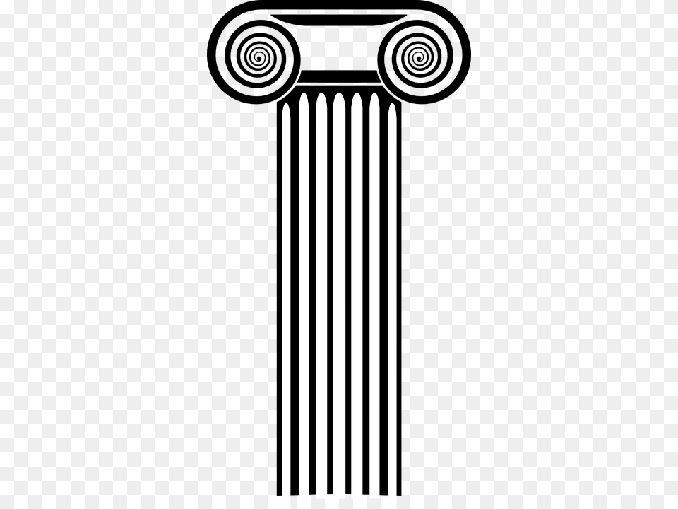 Columns Clipart Black And White Column Clip Art, Cutlery, Fork, Fence Free Png Download