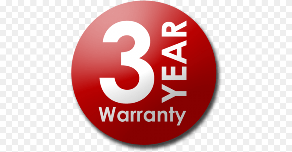 Com 3 Year Warranty 3 Years Warranty, Symbol, Number, Text Png Image