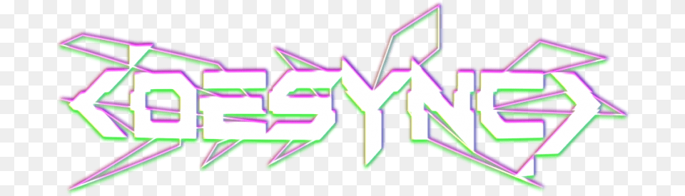Com Adult Swim Games The Foregone Syndicate Desync Neon, Light, Purple, Art, Aircraft Free Transparent Png