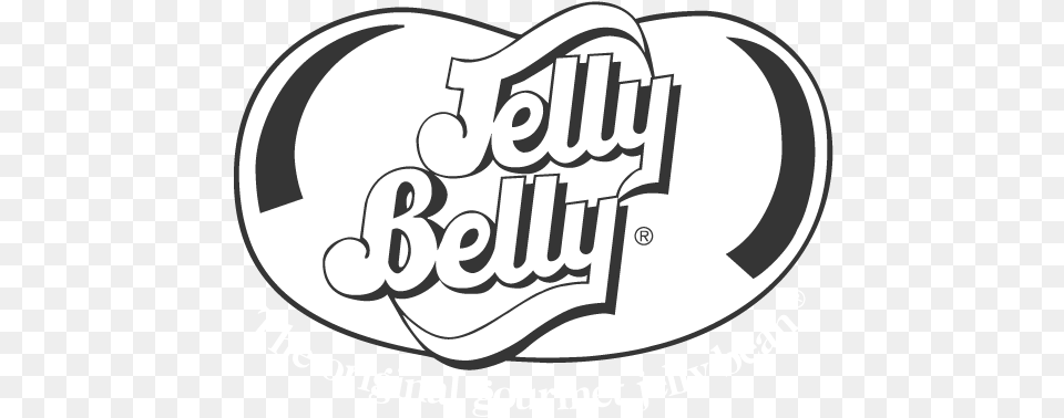 Com Cash Ba Jelly Belly Logo White, Sticker, Text Free Png