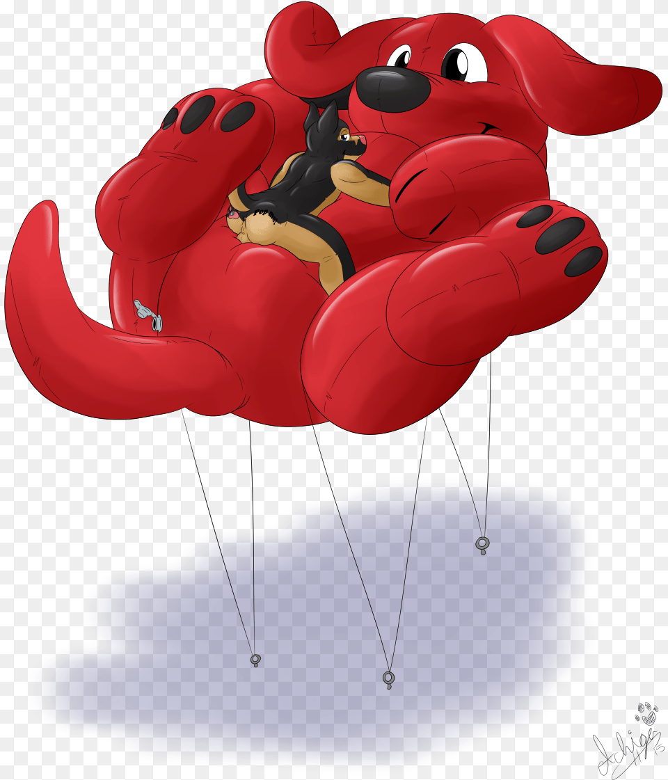 Com Clifford The Big Red Balloon, Inflatable Png Image