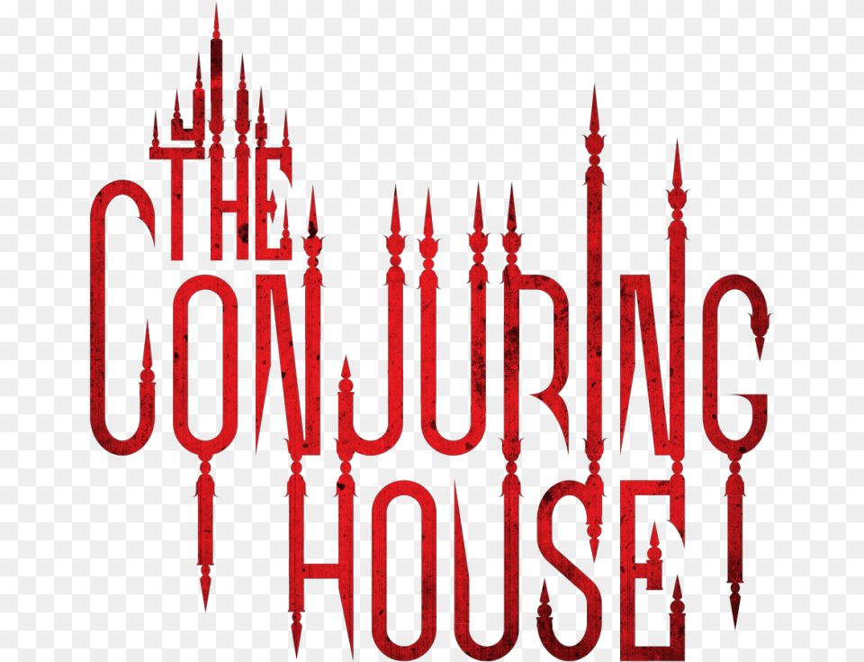 Com Conjuring House The Conjuring House Game Logo, Text, Weapon, Chandelier, Lamp Free Png