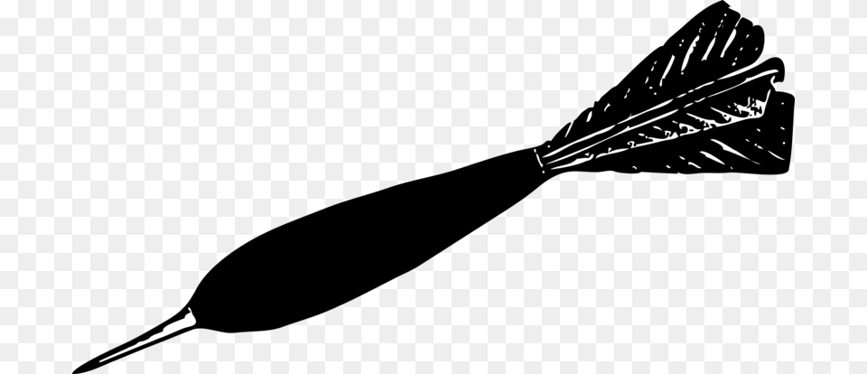 Com Dart Pluspn Dart Black And White, Silhouette Free Png Download