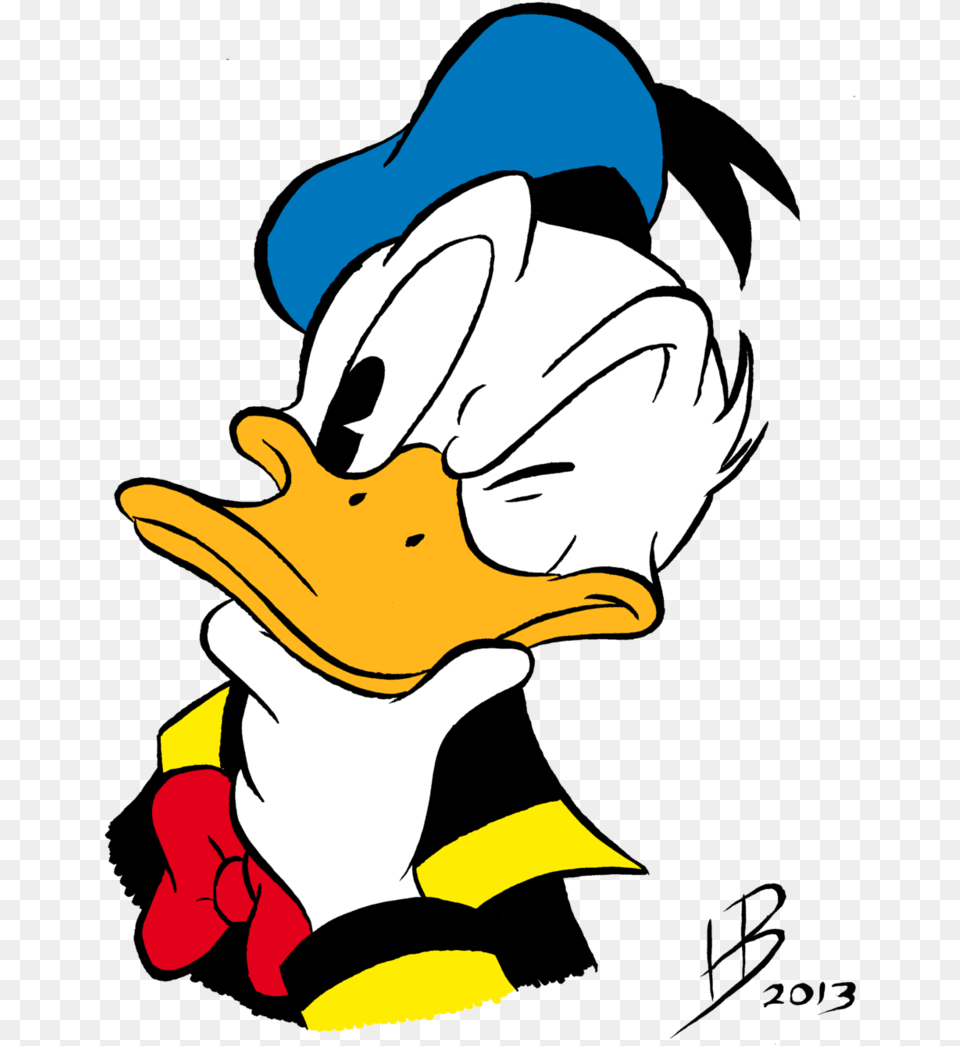Com Hidde99 Hmm Donald Duck Thinking Disney, Baby, Person, Cartoon, Face Png Image