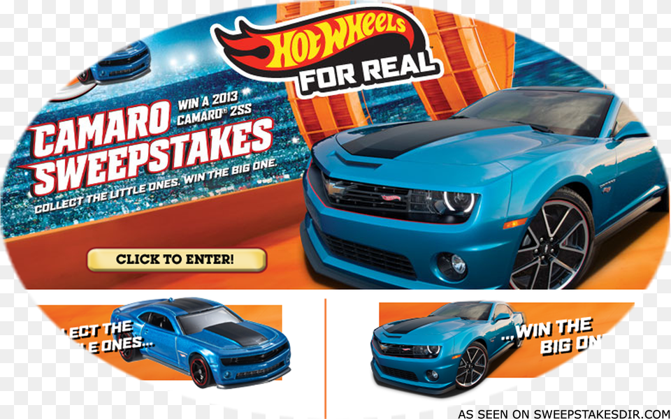Com Hot Wheels For Real Camaro Sweepstakes Team Hot Wheels, Car, Transportation, Vehicle, Machine Png Image