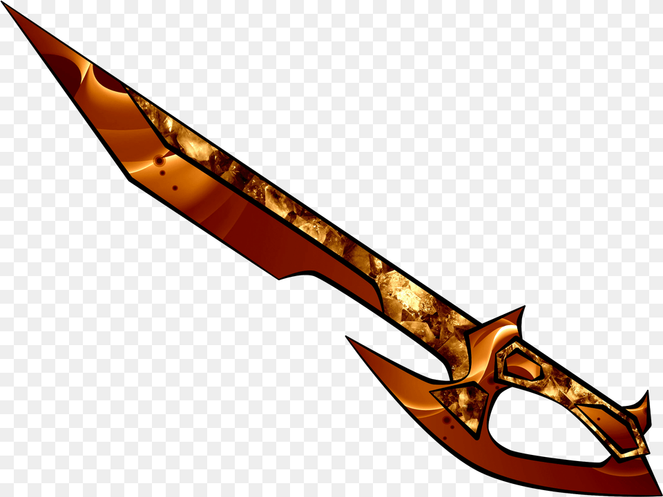 Com Magma Vein Blade Magma Sword, Weapon, Dagger, Knife Png