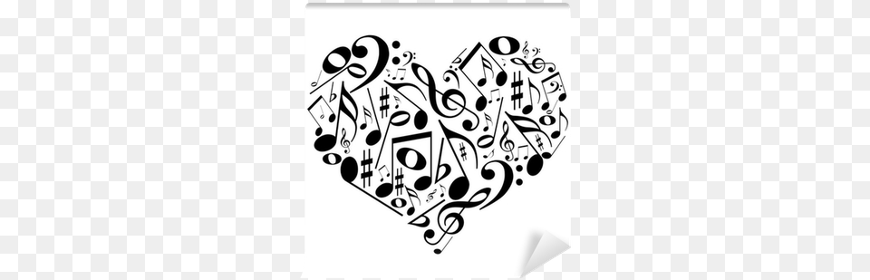 Com Notas Musicais Dibujos Con Signos Musicales, Art, Doodle, Drawing, Text Free Png Download