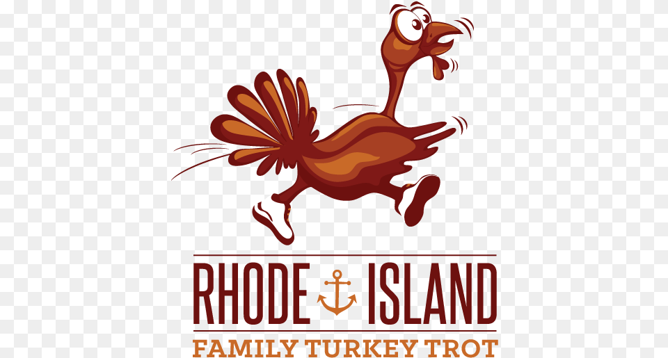 Com Rhode Island Family Turkey Trot 5k, Advertisement, Poster, Animal, Bird Free Png Download