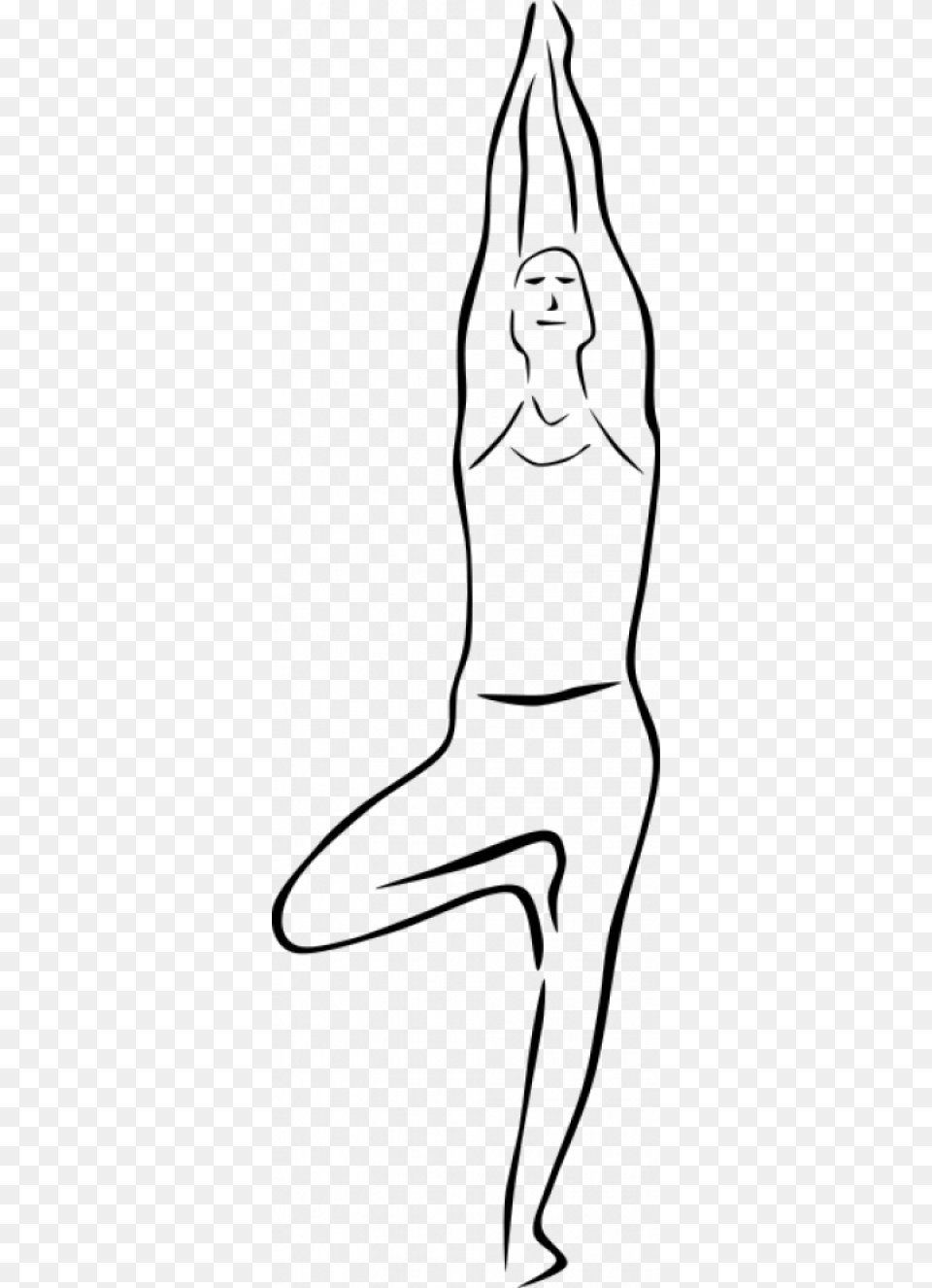 Com Root Chakra Yog Outline Of Yoga Asanas, Gray Png Image