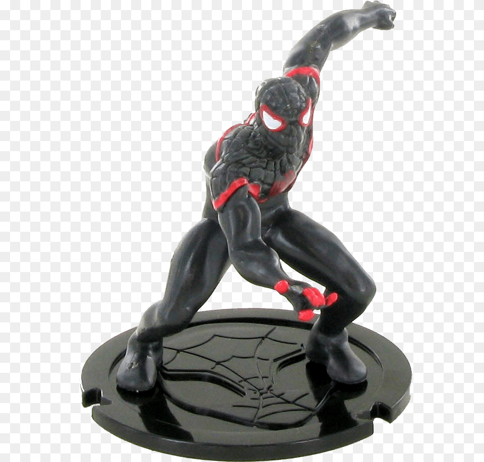 Comansi Spiderman Miles Morales Figure Miles Morales Comansi, Figurine, Adult, Male, Man Png Image