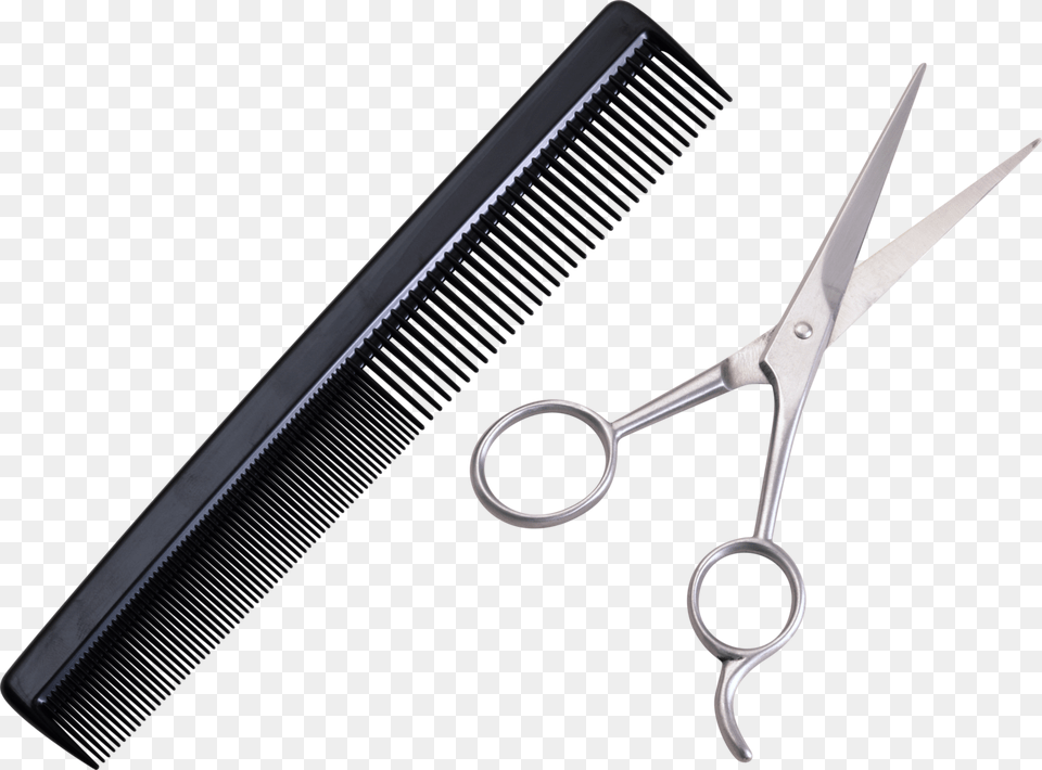 Comb, Scissors Free Transparent Png