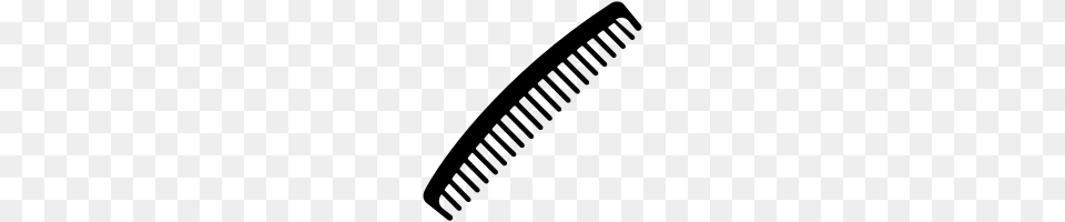 Comb, Gray Free Transparent Png