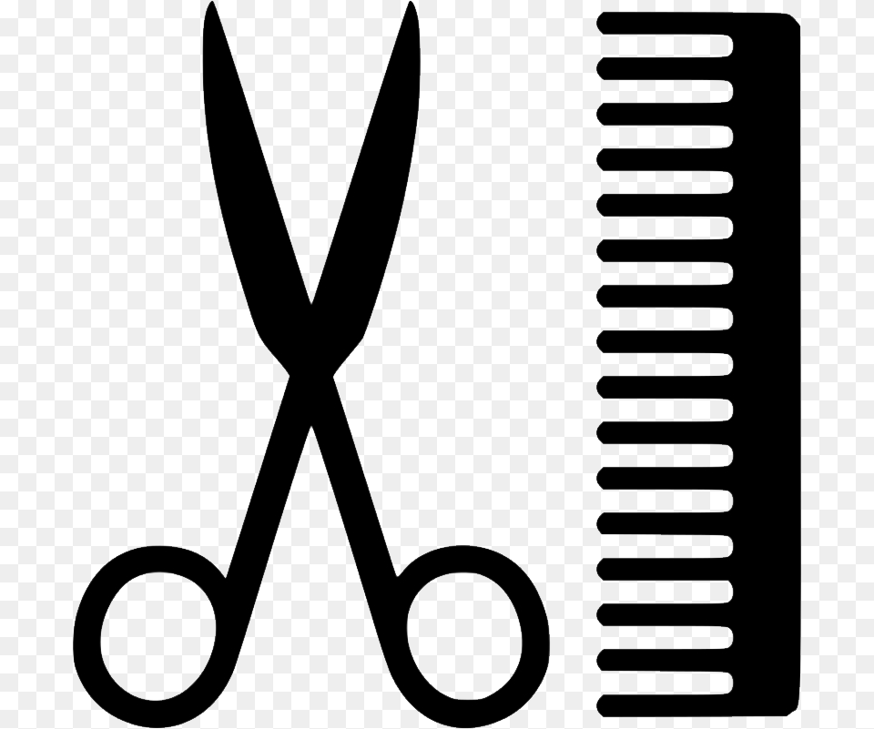 Comb, Scissors Free Png