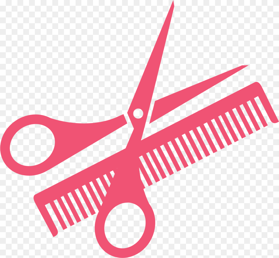 Comb And Scissors Clipart Free Transparent Png