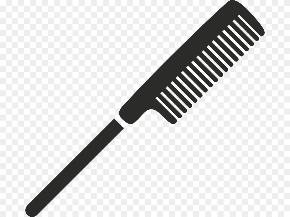 Comb Hair Hairdresser Hairstyle Screw Driver Clipart, Blade, Dagger, Knife, Weapon Png Image