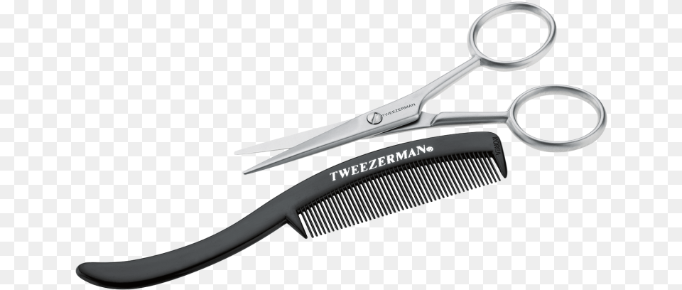 Comb With Scissors, Blade, Razor, Weapon Png Image