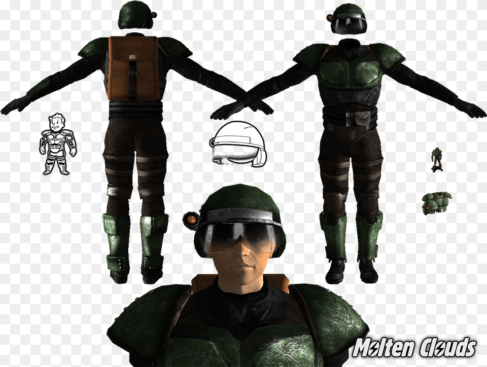 Combar Armor Image The Chosenu0027s Way Mod For Fallout New Fallout 2, Person, Adult, Man, Male Png