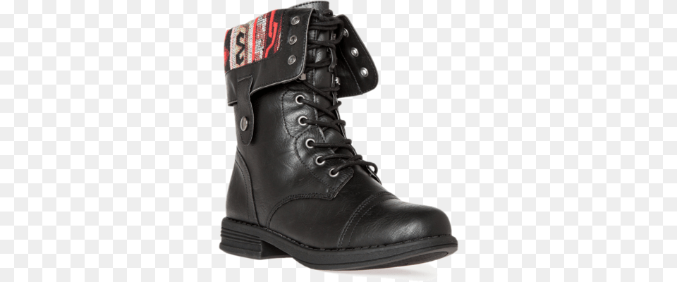 Combat Boots With A Pattern Are Another Kind Of Boot Shoe, Clothing, Footwear Png Image