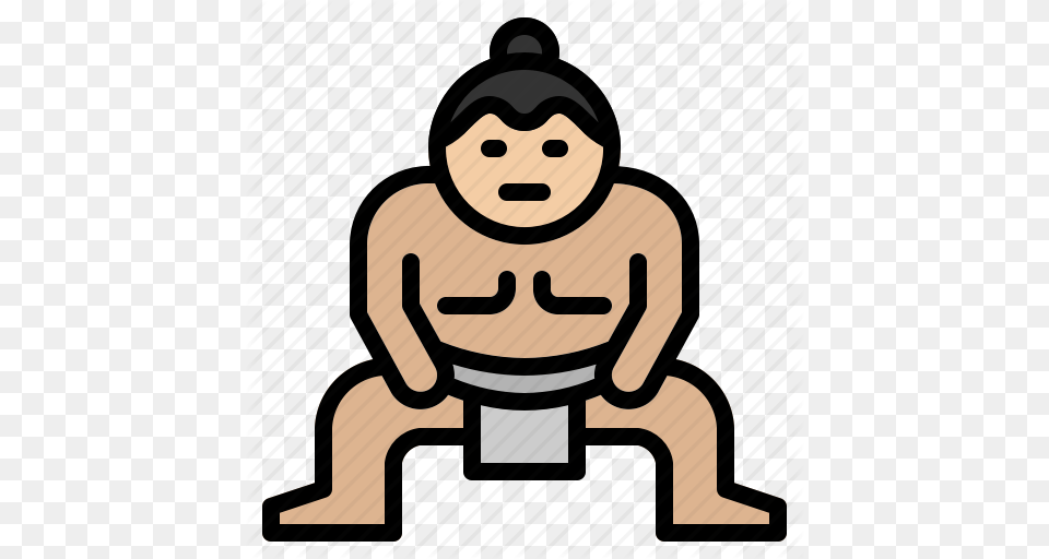 Combat Force Japan Japanese Sport Sumo Wrestling Icon, Indoors, Person, Bathroom, Room Free Transparent Png