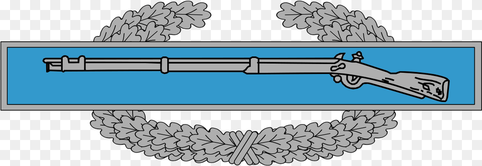 Combat Infantry Badge Vector, Firearm, Gun, Rifle, Weapon Free Png Download