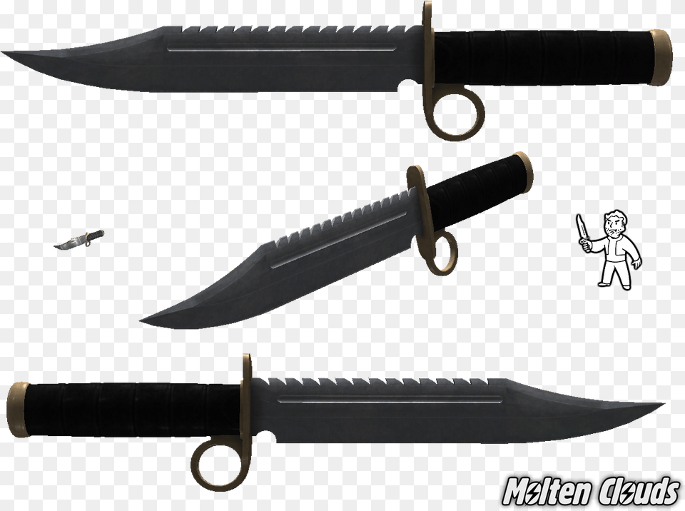 Combat Knife From Fallout, Blade, Dagger, Weapon, Baby Png Image
