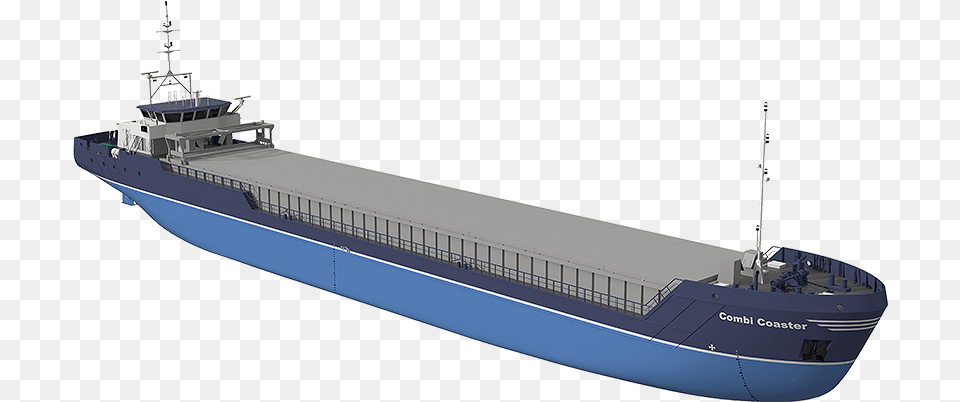 Combi Coaster For Transport Of Bulk Steel Coils Containers Handysize, Barge, Boat, Freighter, Ship Png Image