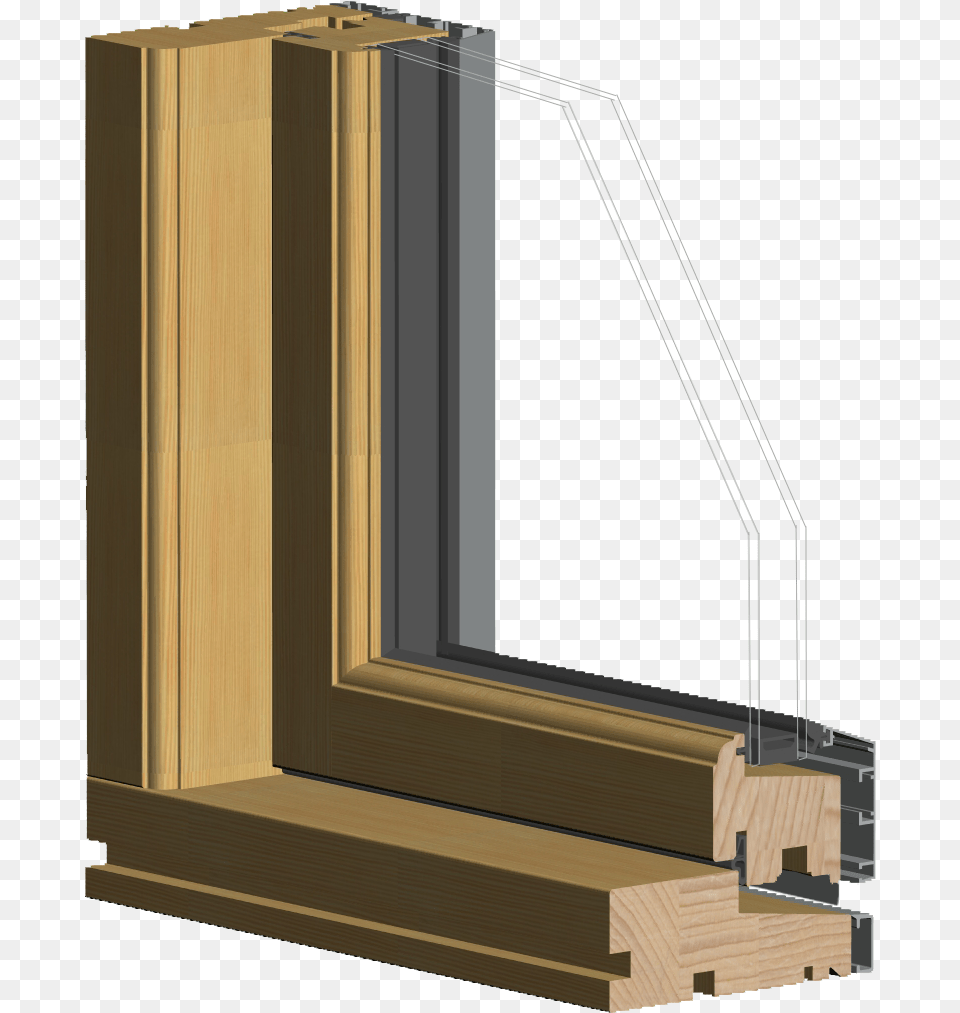 Combi Timber Alu Clad Timber Window Plywood, Lumber, Wood Free Png Download