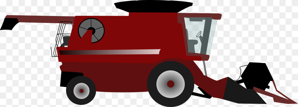 Combine Tractor Cartoon Combine Harvester, Nature, Outdoors, Bulldozer, Machine Free Png Download